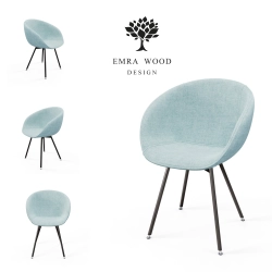Krzesło KR-501 Ruby Kolory Tkanina Tessero 10 Design Italia 2025-2030